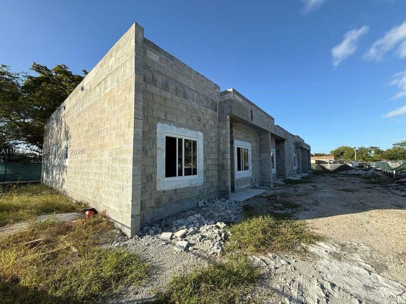 In-progress construction of a new home in , Miami Gardens, FL (Image 5).