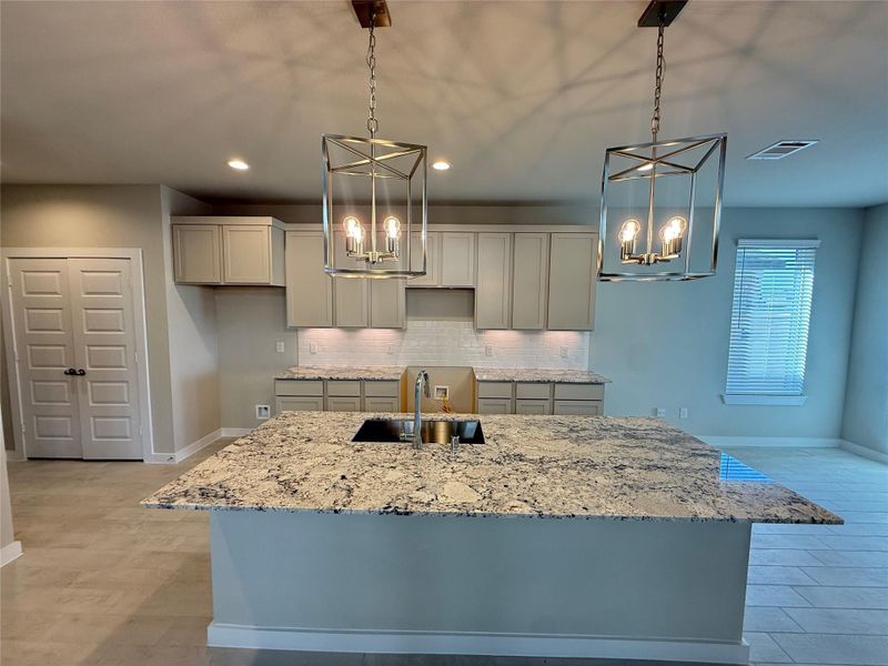 Furnished interior view inside a new home in Huntington Place, Rosharon (Image 3).