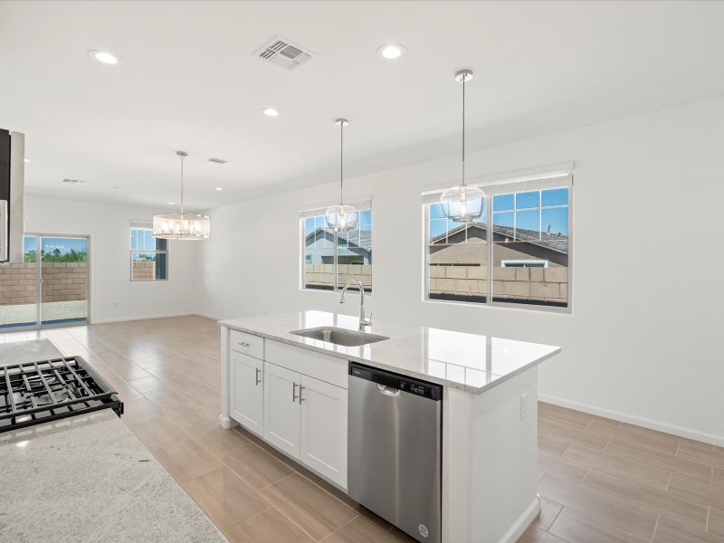 Furnished interior view inside a new home in Rincon Crest at Rocking K, Tucson (Image 4).