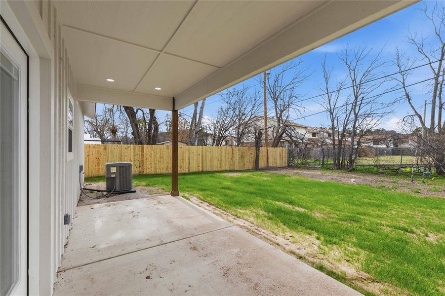 Exterior details and patio area of a home in , Brownwood (Image 23).