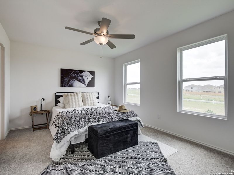 Furnished interior view inside a new home in Applewhite Meadows, San Antonio (Image 18).
