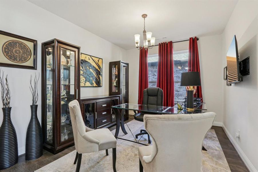 Furnished interior view inside a new home in , Northlake (Image 6).