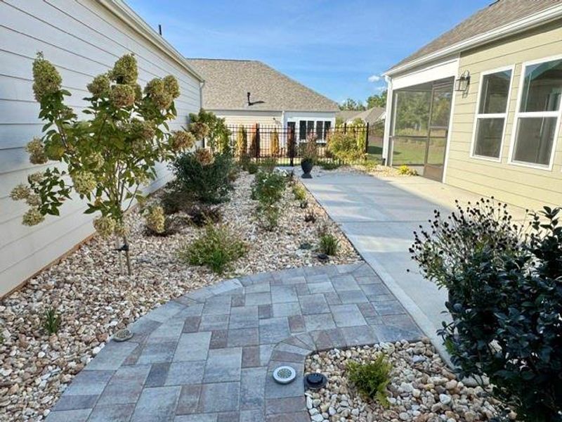 Exterior details and patio area of a home in , Hiram (Image 19). Exterior details and patio area of a home in , Hiram (Image 19).