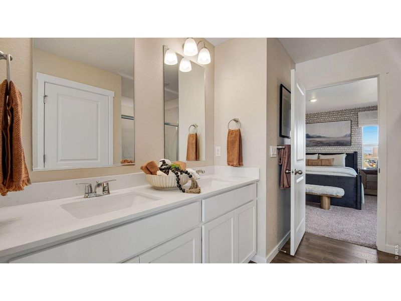 Furnished interior view inside a new home in Prairie Song, Windsor (Image 9).