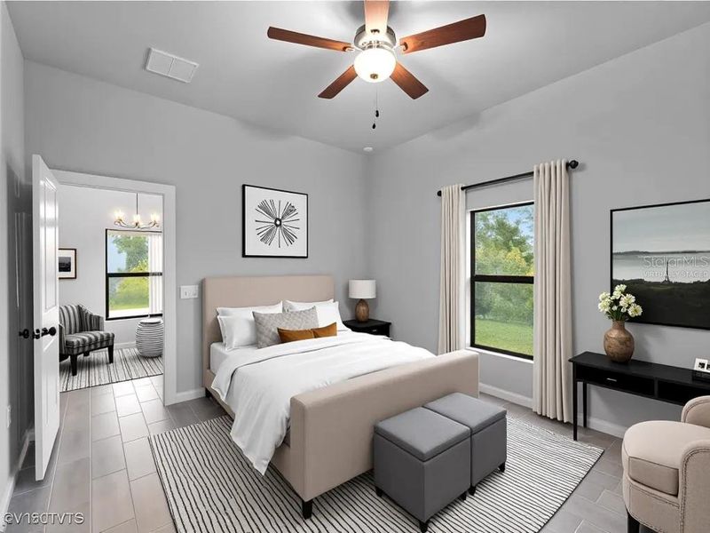 Furnished interior view inside a new home in , North Port (Image 9).