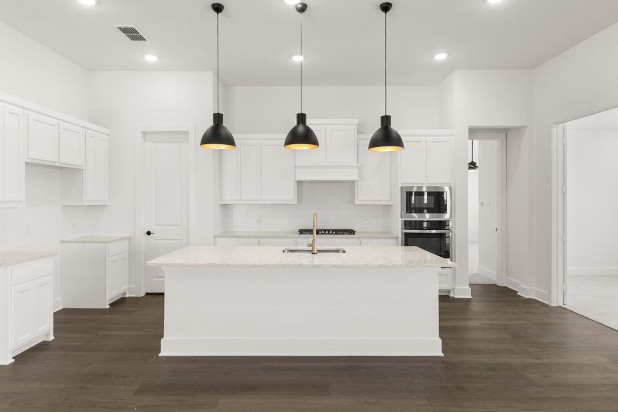Furnished interior view inside a new home in Union Park, Little Elm (Image 9).