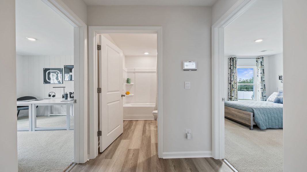 Furnished interior view inside a new home in Waverly Station, Greenwood (Image 6).