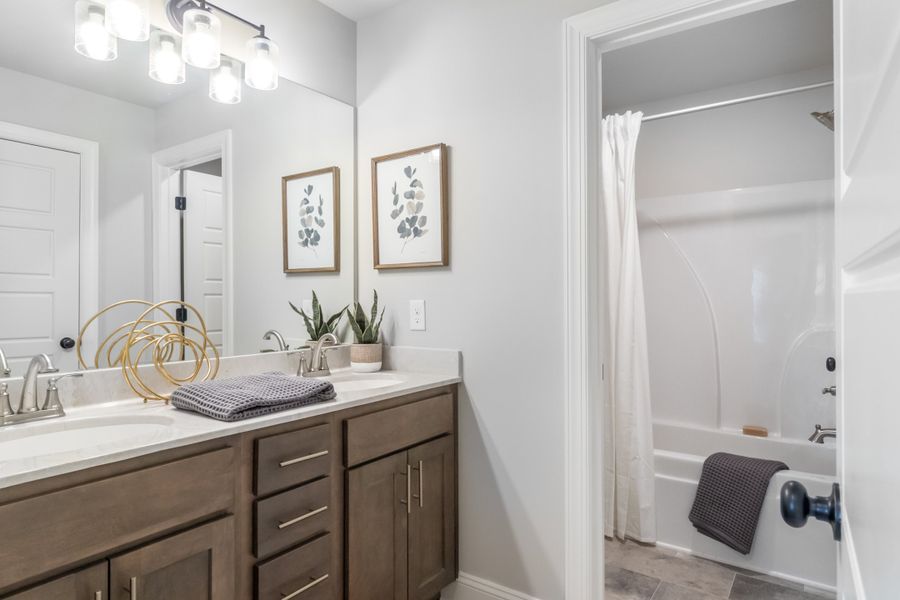 Furnished interior view inside a new home in Ridge Pointe, Athens (Image 40).