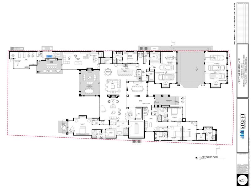 2927 RHONE DR- FIRST FLOOR PLAN