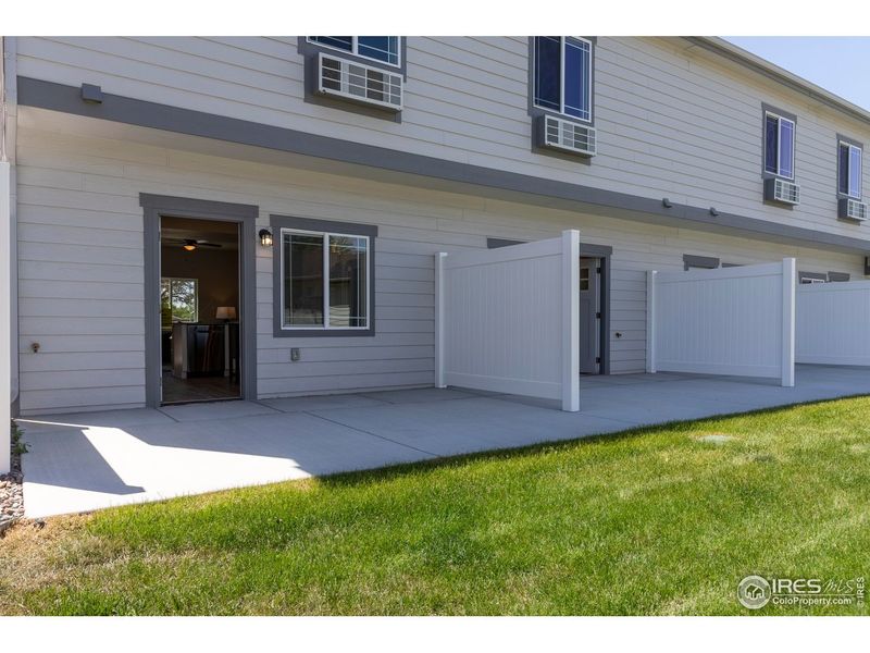 Exterior details and patio area of a home in , Wray (Image 3).
