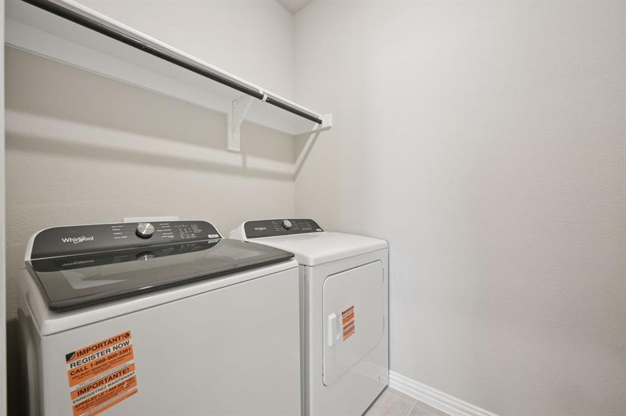 Photo is not of the actual home, but is an inspirational photo of builder’s model home and may depict options, furnishings, and/or decorator features that are not included.