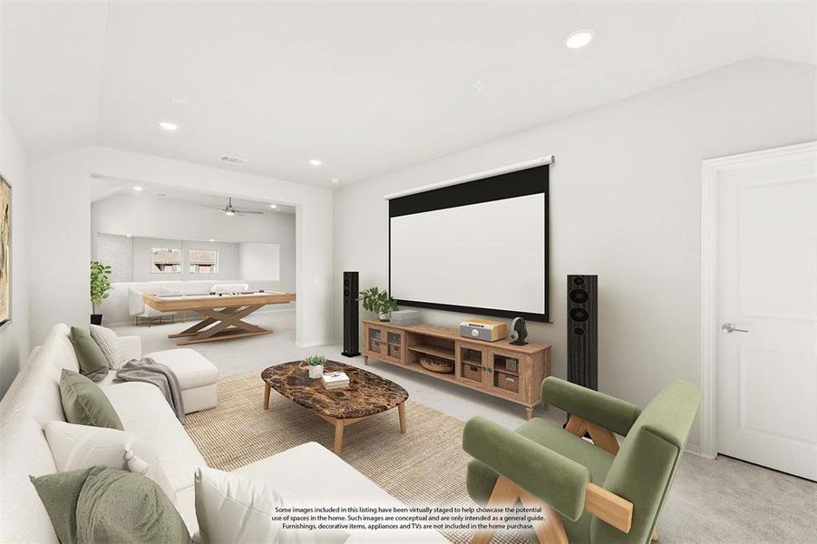 Furnished interior view inside a new home in Maplewood, Glenn Heights (Image 29). Furnished interior view inside a new home in Maplewood, Glenn Heights (Image 29).