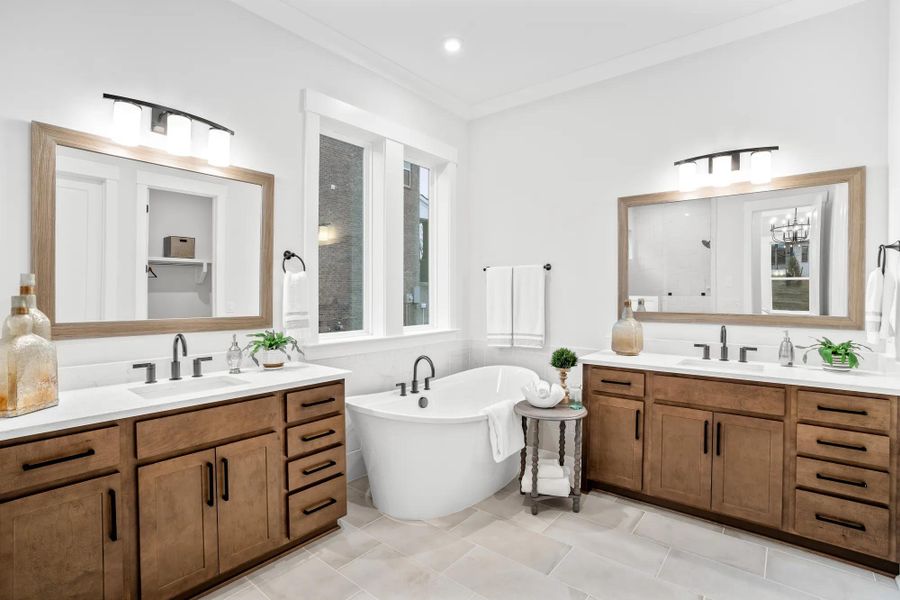 The Colton F Primary Suite Bathroom