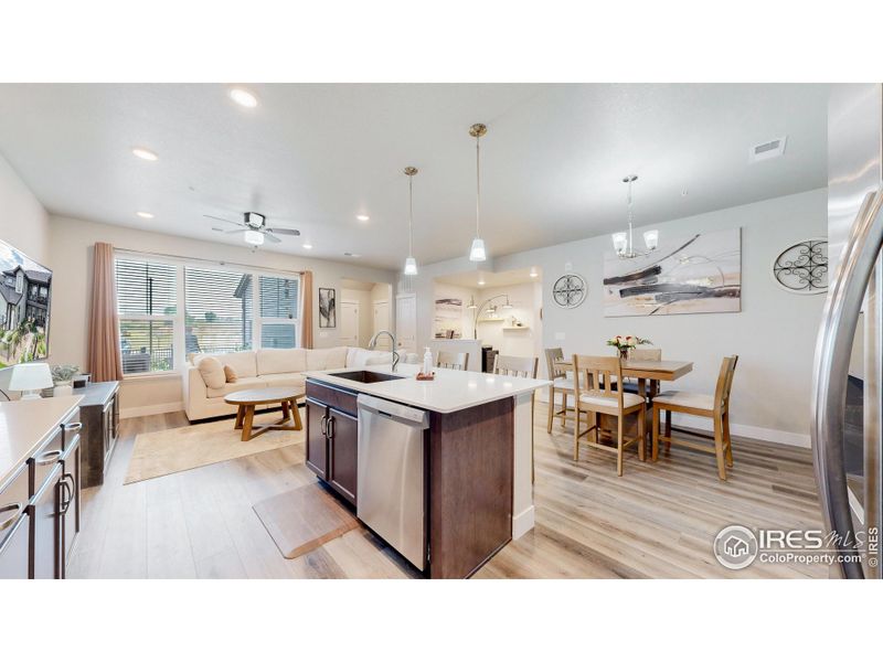 Furnished interior view inside a new home in Wilder at Timnath Ranch, Timnath (Image 24).