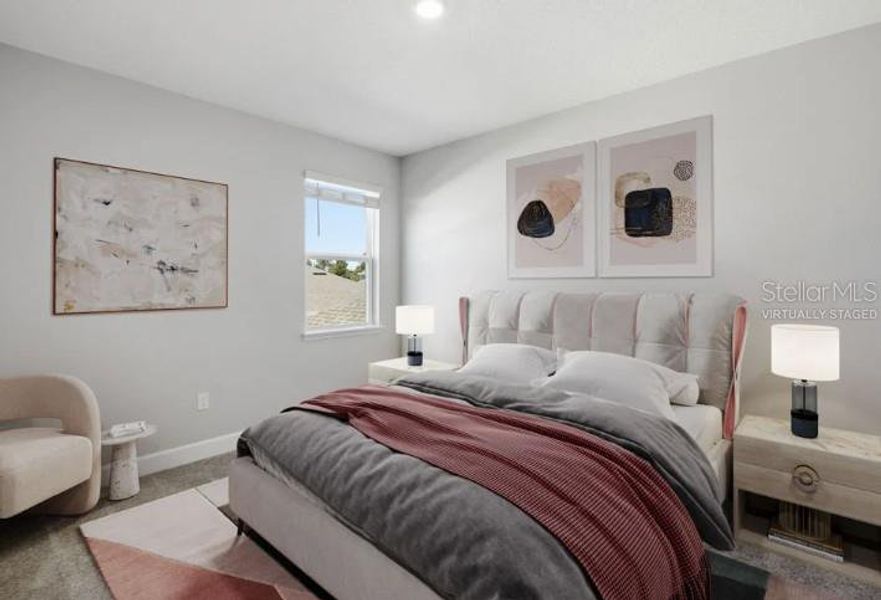 Furnished interior view inside a new home in Harvest at Ovation, Winter Garden (Image 10).
