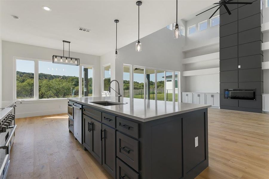 Furnished interior view inside a new home in , Fort Worth (Image 9). Furnished interior view inside a new home in , Fort Worth (Image 9).