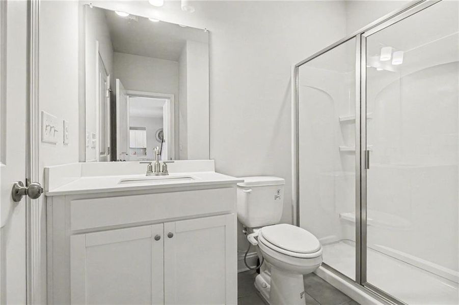 Furnished interior view inside a new home in Carmichael Farms, Canton (Image 16).