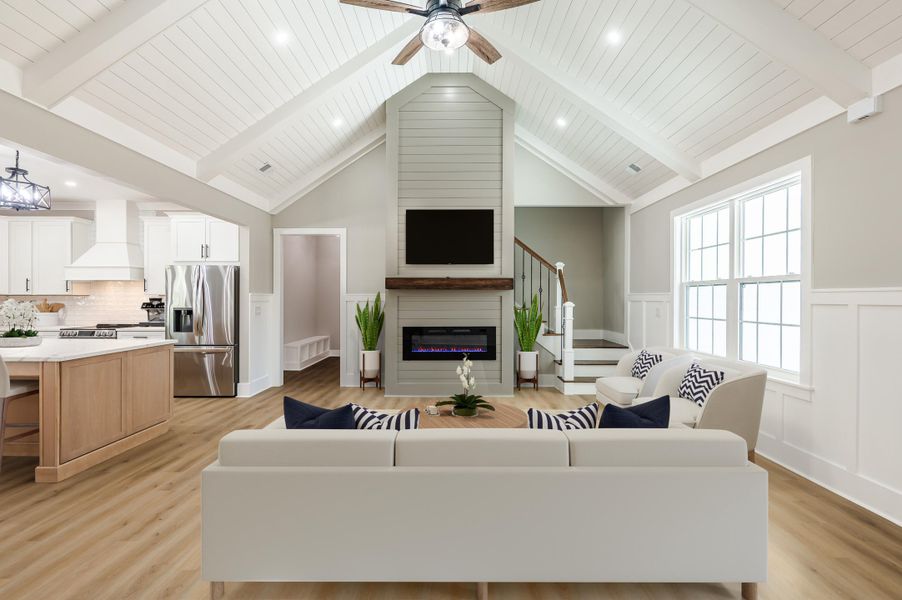 Furnished interior view inside a new home in , Walterboro (Image 3). Furnished interior view inside a new home in , Walterboro (Image 3).