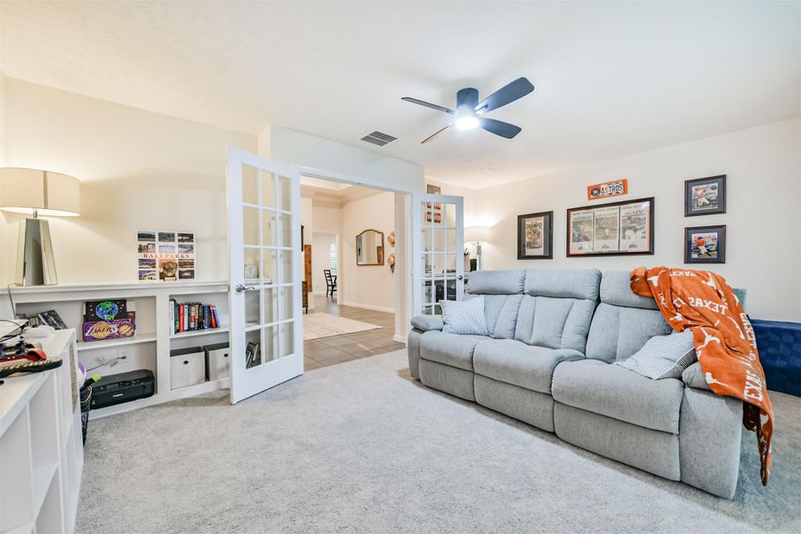 Furnished interior view inside a new home in , League City (Image 37).