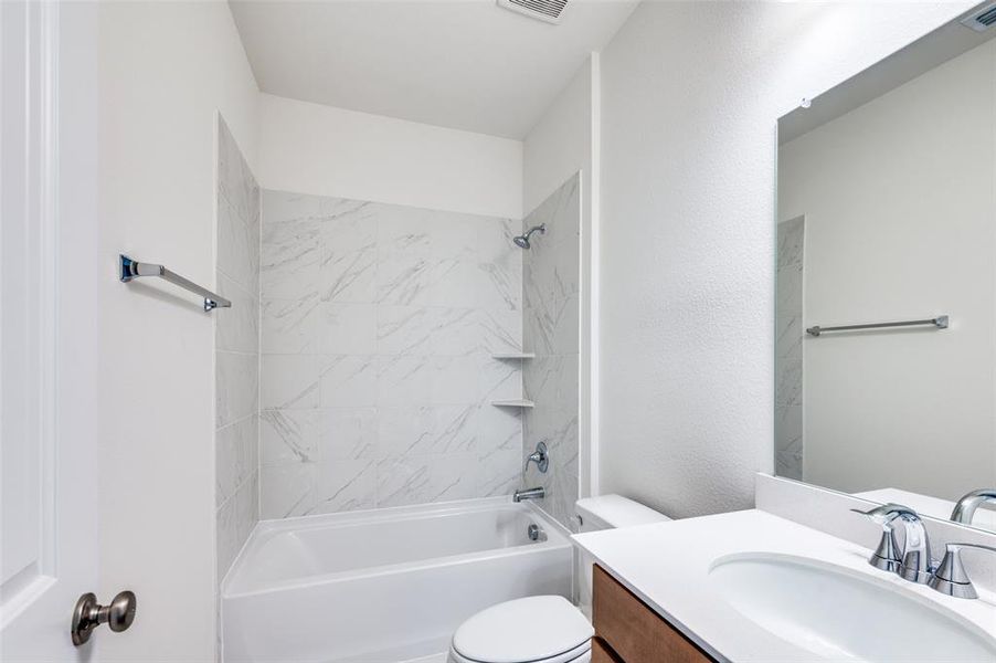 Furnished interior view inside a new home in Sierra Vista at Kelly Ranch, Aledo (Image 10).