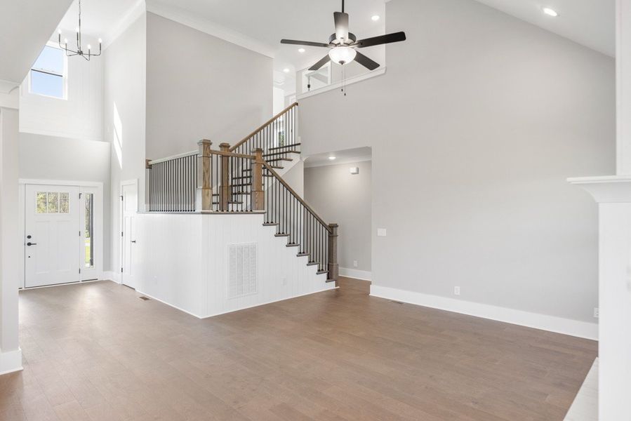 Spacious, unfurnished interior of a new home in Whisper Hill, Wendell (Image 41).