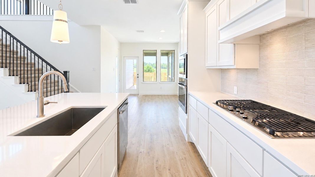 Furnished interior view inside a new home in Legacy at Lake Dunlap, New Braunfels (Image 6).