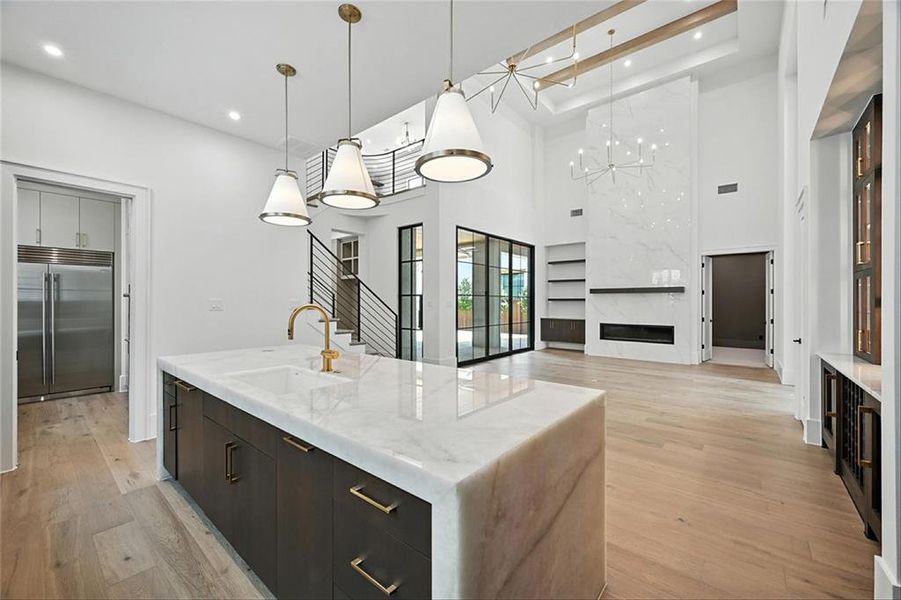 Furnished interior view inside a new home in Fields, Frisco (Image 13).