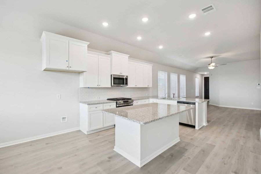 Furnished interior view inside a new home in Bel Air Village, Sherman (Image 4).
