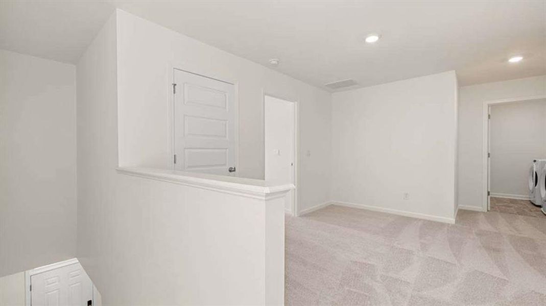 Spacious, unfurnished interior of a new home in Shoal Creek, Hampton (Image 22). Spacious, unfurnished interior of a new home in Shoal Creek, Hampton (Image 22).