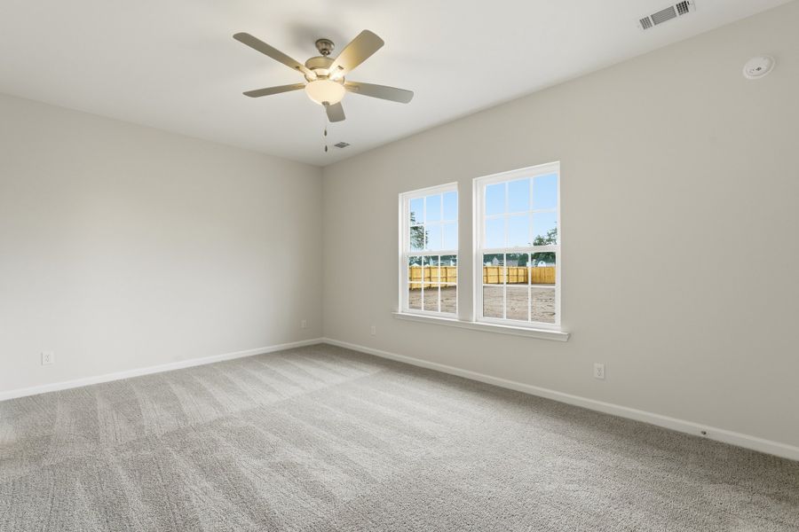 Representative unfurnished interior of a home built from the The Powell by RTS Homes in Doctor's Creek, Ludowici (Image 22). Representative unfurnished interior of a home built from the The Powell by RTS Homes in Doctor's Creek, Ludowici (Image 22).