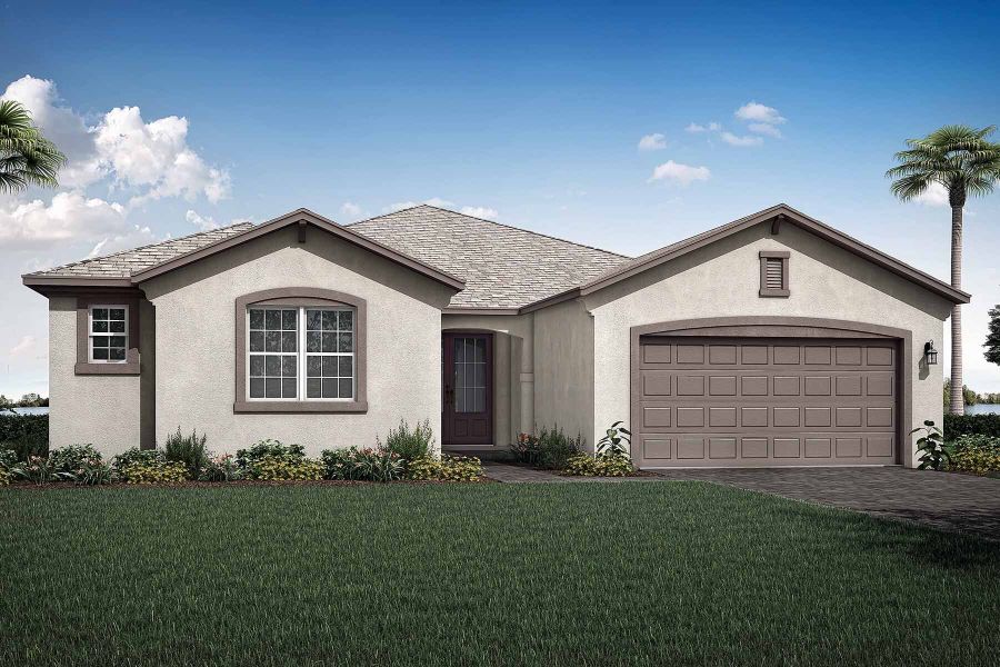 Representative exterior photo of a completed home built from the Biscayne Bay by Mattamy Homes in Tradition, Port St. Lucie, FL (Image 17).