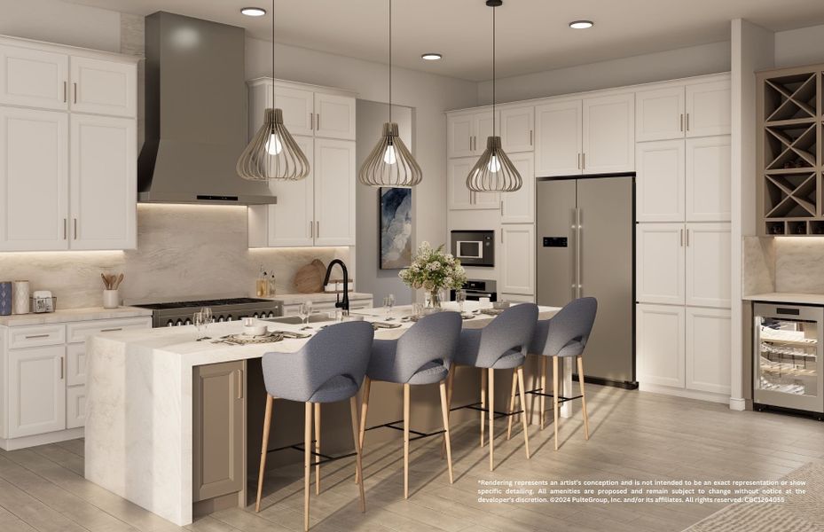 Homesite 78 Kitchen | Artist's Renderings Homesite 78 Kitchen | Artist's Renderings