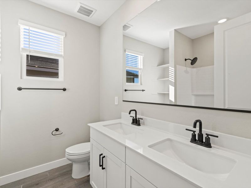 Furnished interior view inside a new home in White Tank Foothills Reserve Series, Waddell (Image 5).