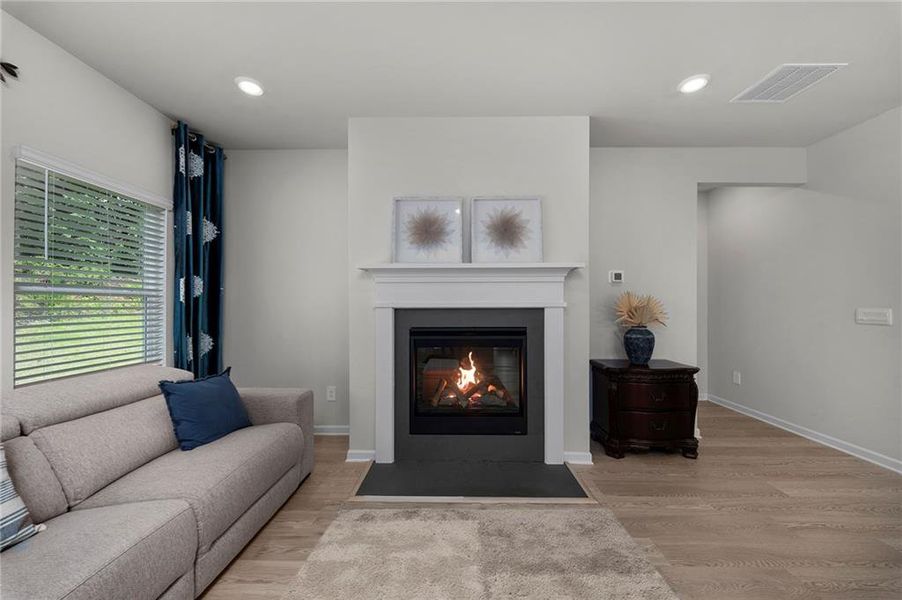 Furnished interior view inside a new home in , Canton (Image 12).
