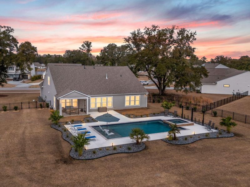 Exterior details and patio area of a home in , Johns Island (Image 23).