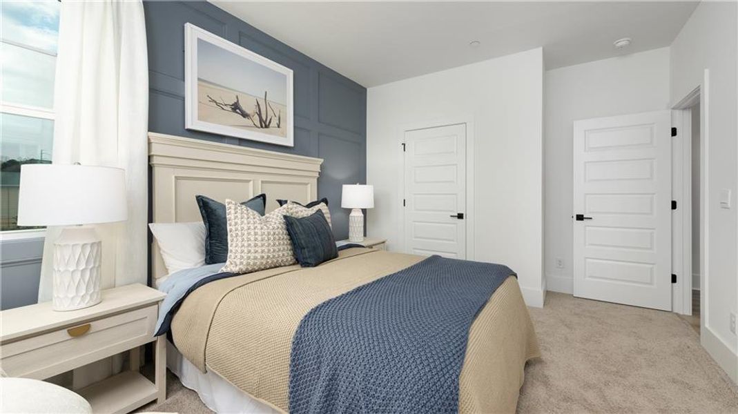 Furnished interior view inside a new home in The Village at Sandy Plains, Marietta (Image 43).
