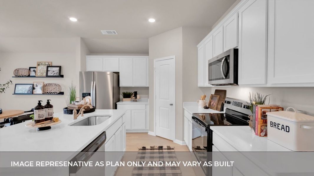 Furnished interior view inside a new home in Thunder Rock, Marble Falls (Image 14).