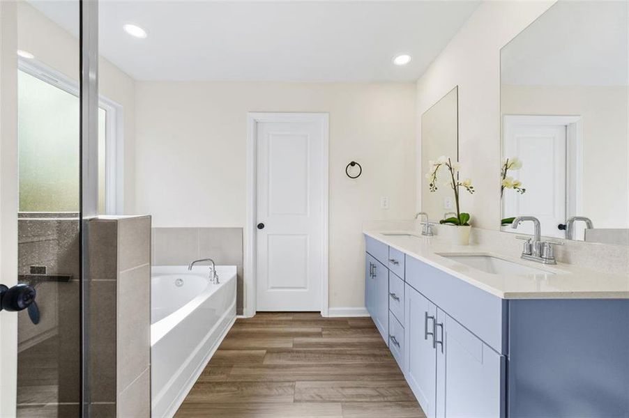 Furnished interior view inside a new home in , Loganville (Image 39).