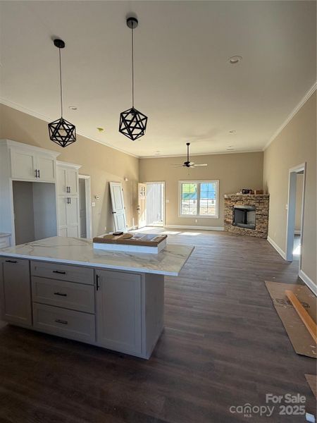 Furnished interior view inside a new home in , Hickory (Image 5).