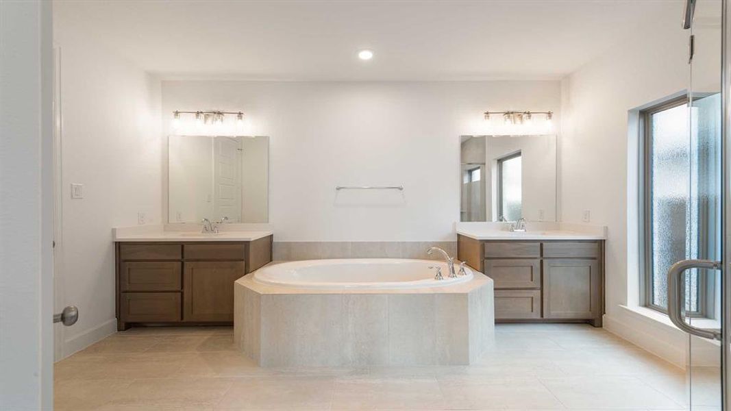 Furnished interior view inside a new home in Devonshire - Reserve 50', Forney (Image 6). Furnished interior view inside a new home in Devonshire - Reserve 50', Forney (Image 6).