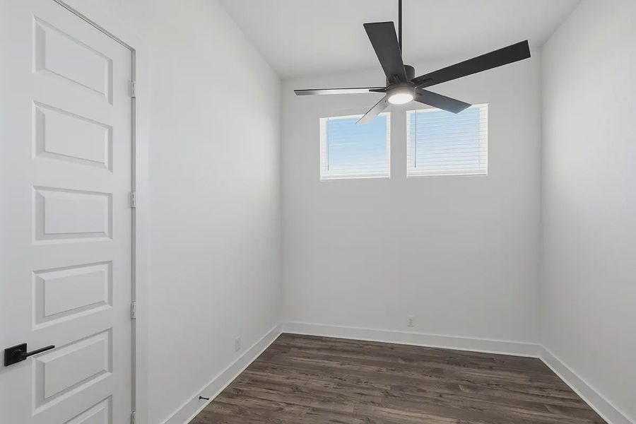 Representative unfurnished interior of a home built from the Kingston by Chesmar Homes in Prominence 60's, San Antonio (Image 49).