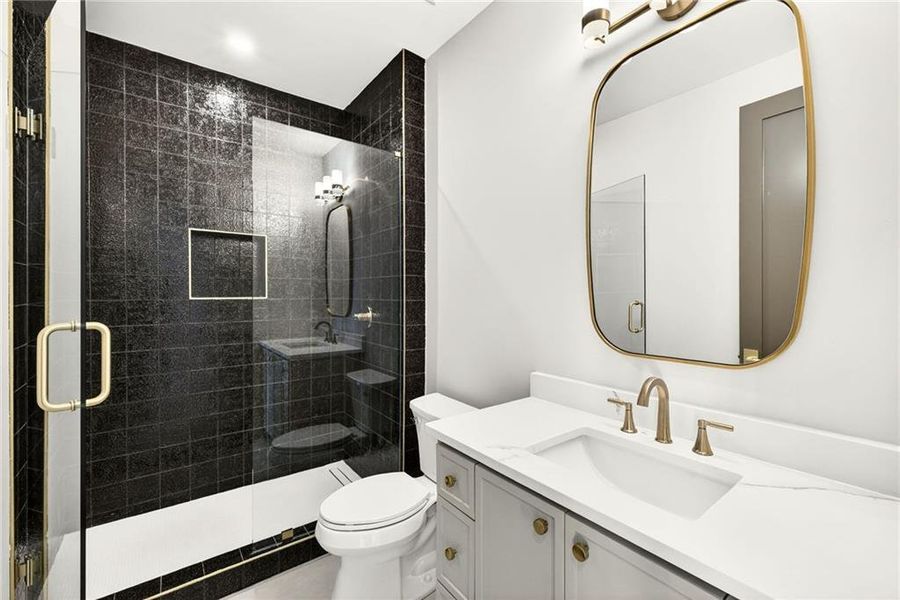 Furnished interior view inside a new home in , Atlanta (Image 11).