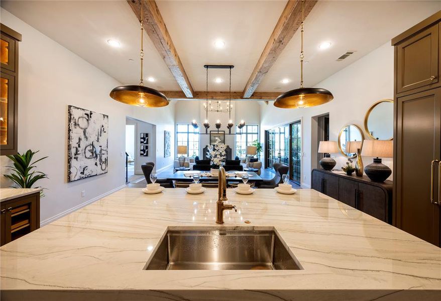 Furnished interior view inside a new home in , Southlake (Image 9).