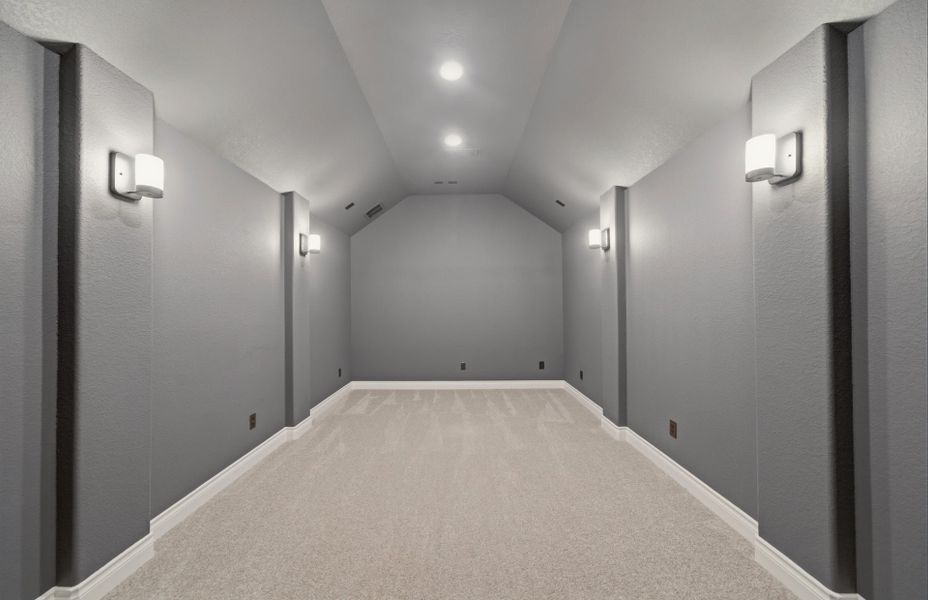 Spacious, unfurnished interior of a new home in Bridgeland 60′, Cypress (Image 47).