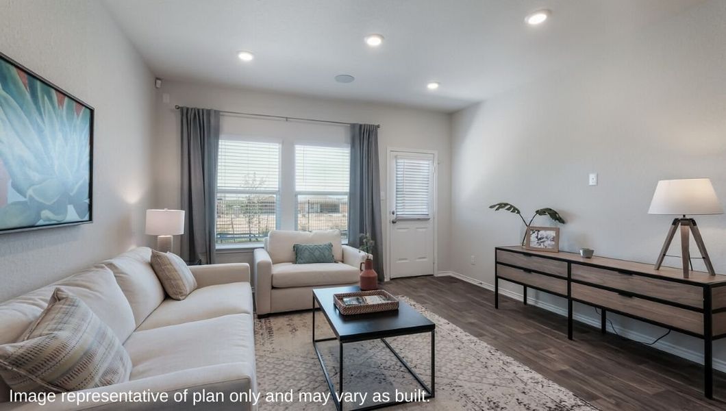 Furnished interior view inside a new home in Blue Ridge Ranch, San Antonio (Image 10).
