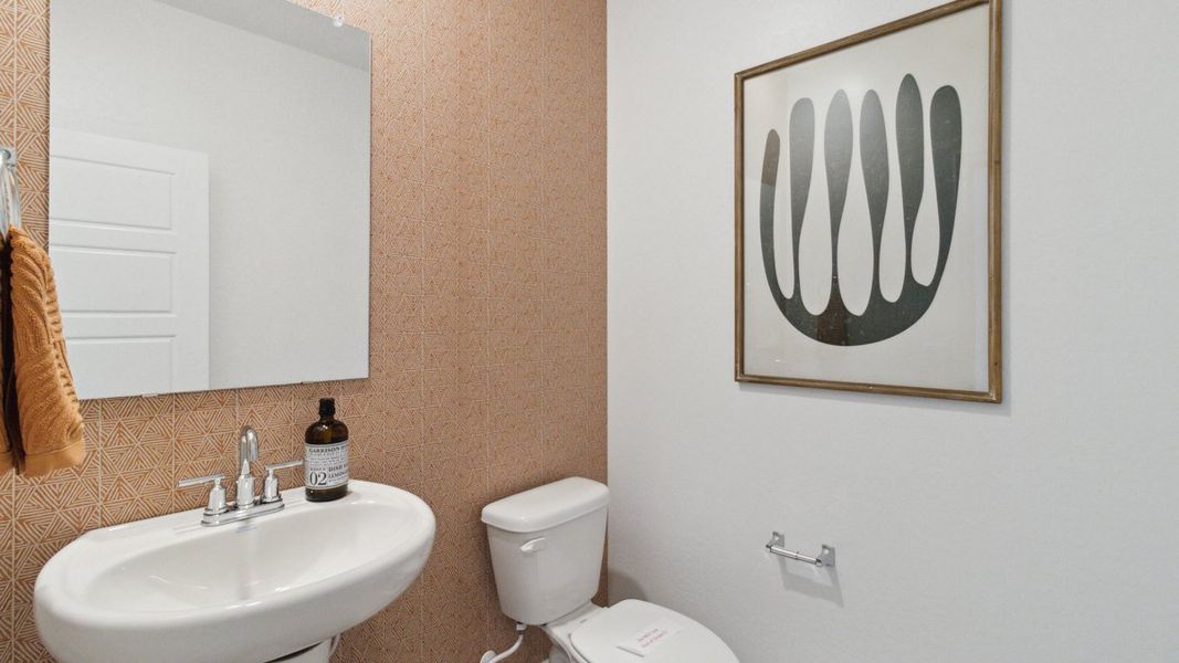 Furnished interior view inside a new home in Heartland Ranch, Coolidge (Image 23).