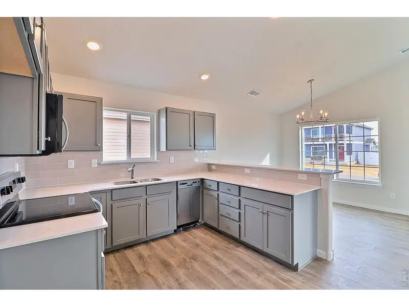 Furnished interior view inside a new home in , Evans (Image 7).