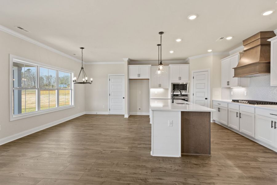 Furnished interior view inside a new home in Cherokee Knoll, Williamston (Image 7).
