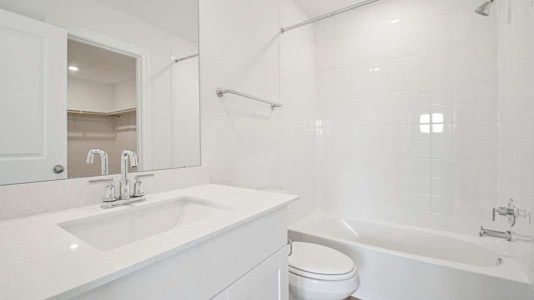 Close-up of interior finishes inside a home in Railhead, Cedar Creek (Image 10).