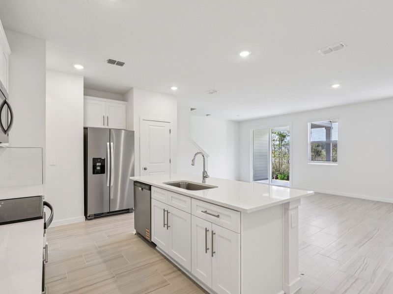 Furnished interior view inside a new home in Parkside at Shearwater, St. Augustine (Image 4).